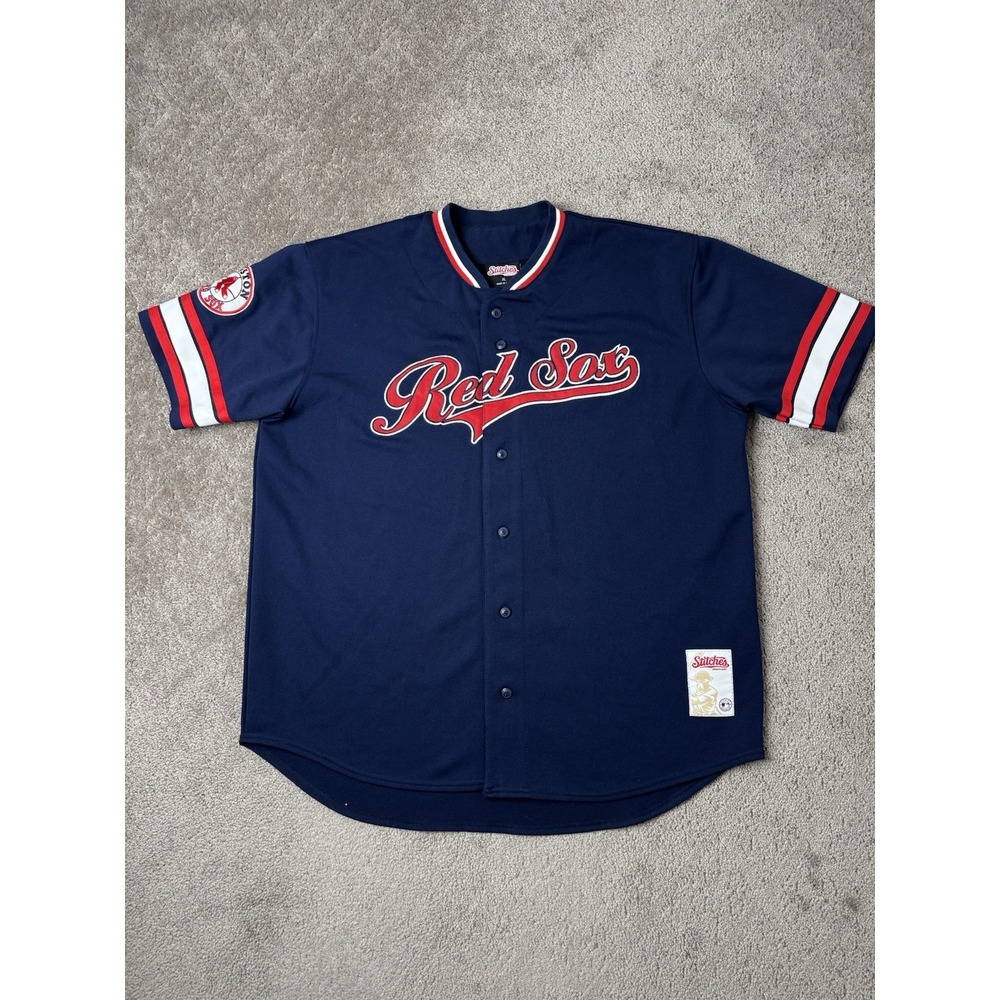 Mens Jersey MLB BOSTON RED SOX Stitches Major League Baseball Streetwear Size XL